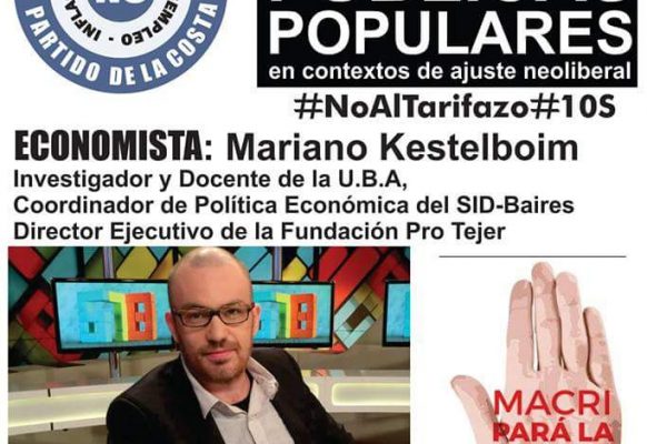 Audiencia Pública junto al Economista Mariano Kestelboim